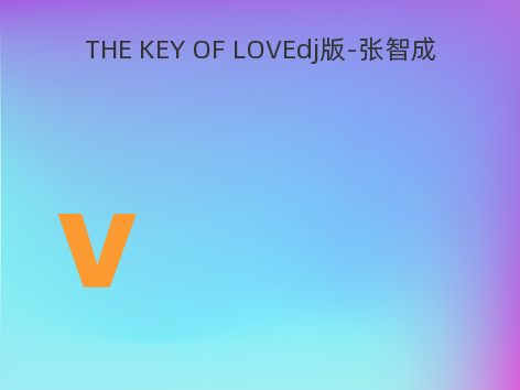 THE KEY OF LOVEdj版-张智成