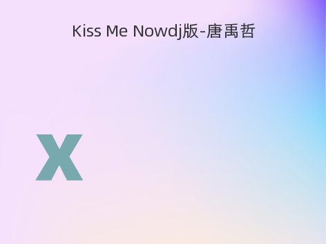 Kiss Me Nowdj版-唐禹哲