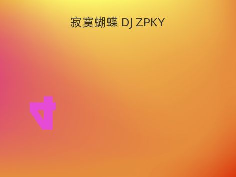 寂寞蝴蝶 DJ ZPKY