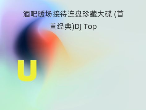 酒吧暖场接待连盘珍藏大碟 (首首经典)DJ Top