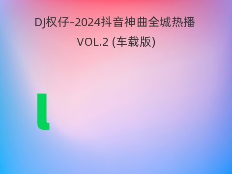 DJ权仔-2024抖音神曲全城热播 VOL.2 (车载版)