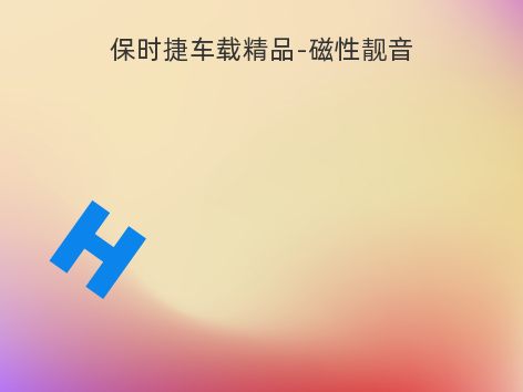 保时捷车载精品-磁性靓音