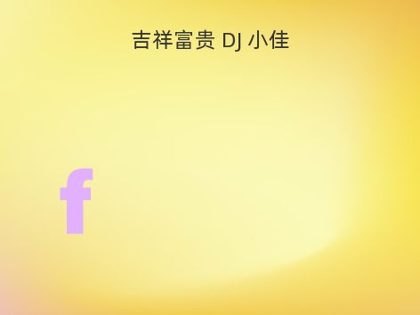 吉祥富贵 DJ 小佳