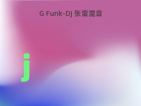 G Funk-DJ 张雷混音