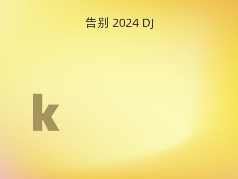 告别 2024 DJ