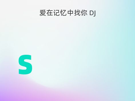 爱在记忆中找你 DJ