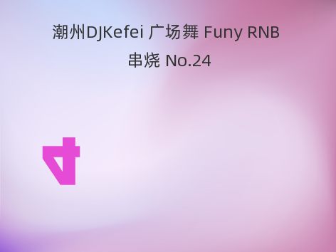 潮州DJKefei 广场舞 Funy RNB 串烧 No.24