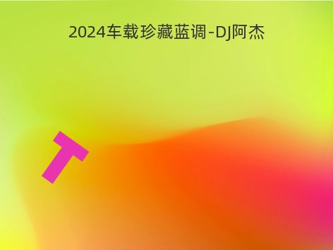 2024车载珍藏蓝调-DJ阿杰