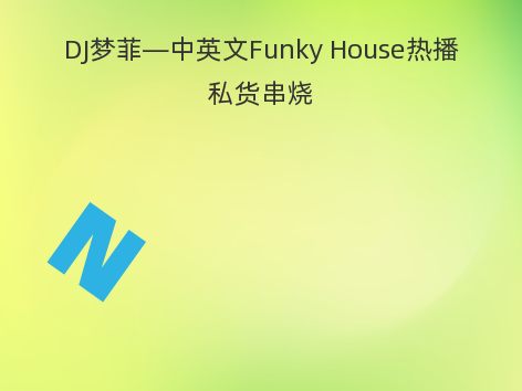 DJ梦菲—中英文Funky House热播私货串烧