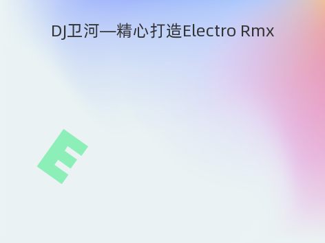 DJ卫河—精心打造Electro Rmx