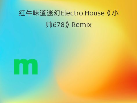 红牛味道迷幻Electro House《小帅678》Remix