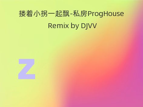 搂着小拐一起飘-私房ProgHouse Remix by DJVV