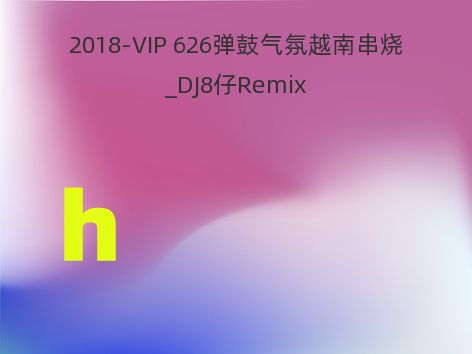 2018-VIP 626弹鼓气氛越南串烧_DJ8仔Remix