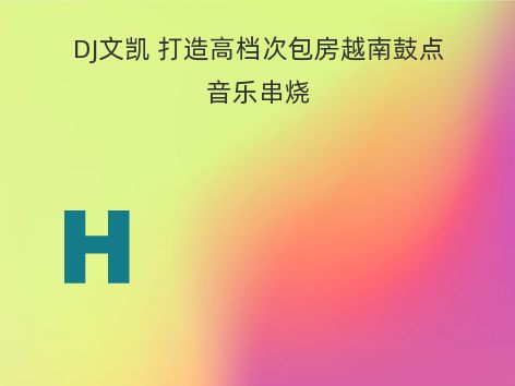 DJ文凯 打造高档次包房越南鼓点音乐串烧