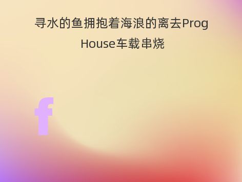 寻水的鱼拥抱着海浪的离去Prog House车载串烧