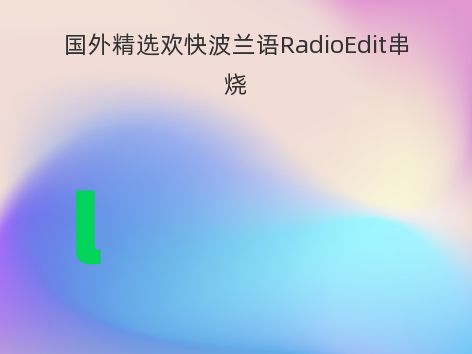 国外精选欢快波兰语RadioEdit串烧